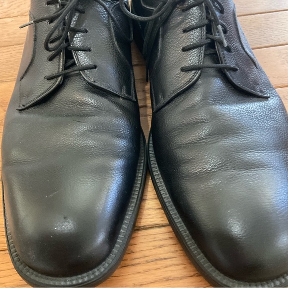 Salvatore Ferragamo Studio Oxford Lace-up Leather Shoe, Black, Men’s Sz 12 - Picture 5 of 12